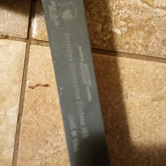 Norton bear crystolone combination oil sharpener vintage - Picture 3 of 4